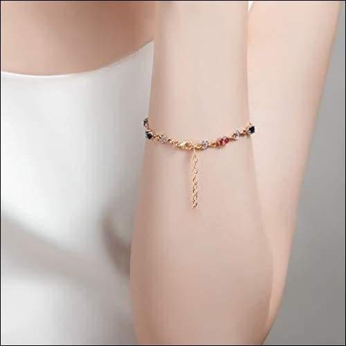 Aquamarine Amethyst Topaz Sapphire Diamond Bracelet (3)