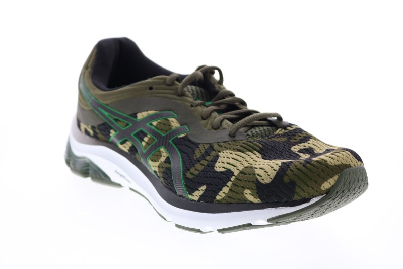 Asics Gel-pulse 11 1011a550 Mens Green Synthetic Athletic Running Shoes