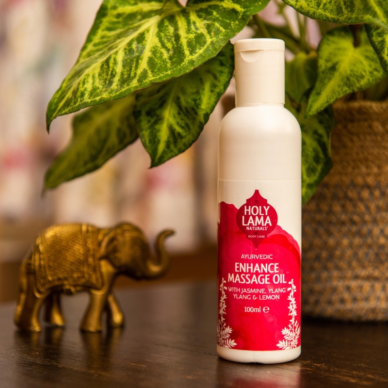 Ayurvedic Massage Oil With Ylang-ylang & Jasmine - Enhance (natural & Vegan) (2)