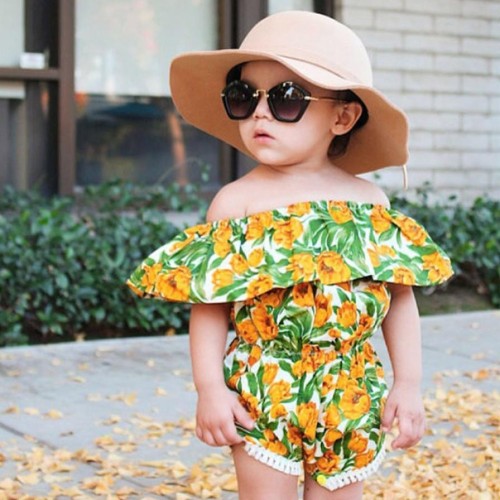 Baby’s Girls Summer Romper Sleeveless Jumpsuit