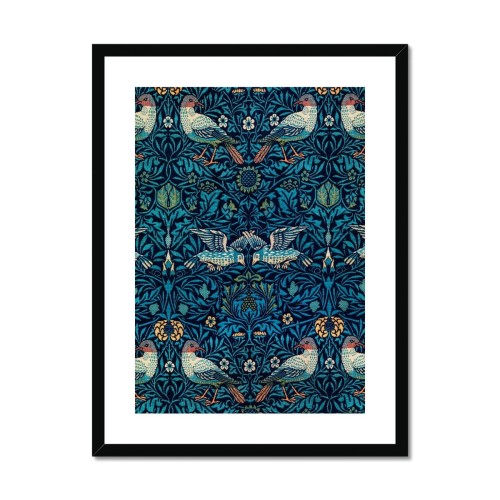 Birds By William Morris Framed & Mounted Print