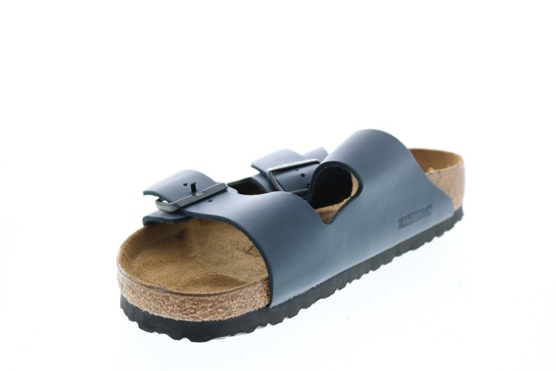 Birkenstock Arizona 51151 Mens Blue Leather Flip-flops Sandals Shoes (4)