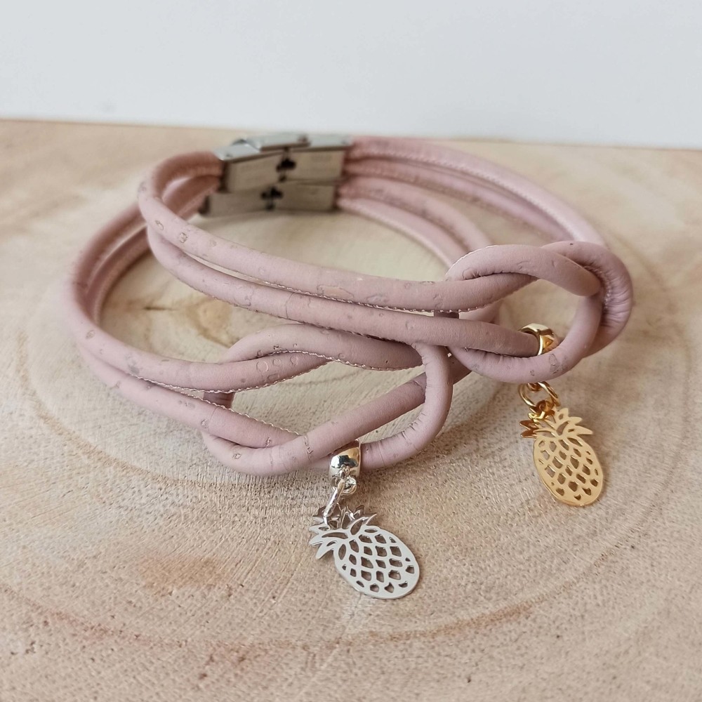Bracelet En Liège, Ananas