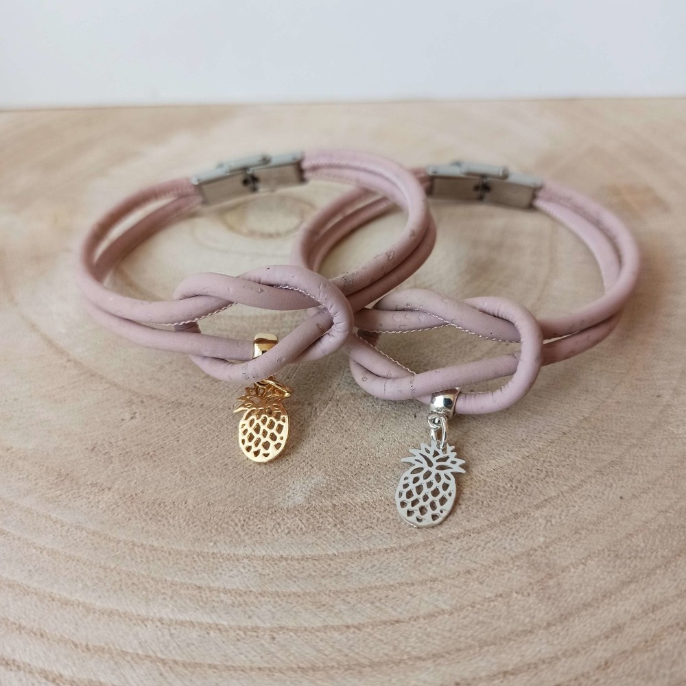 Bracelet En Liège, Ananas (3)