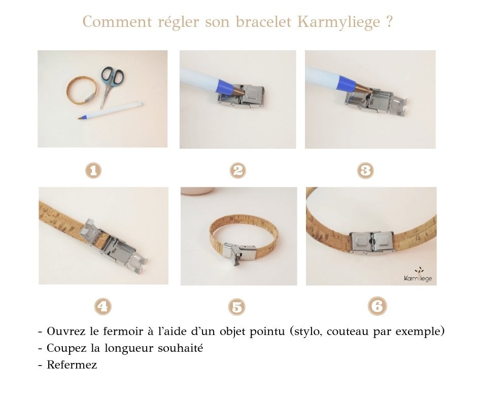 Bracelet En Liège, Ananas (9)
