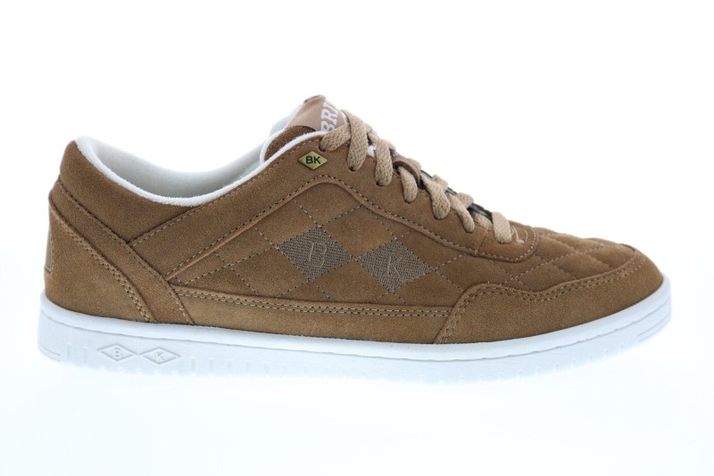 British Knights Quilts Bmquils-2584 Mens Brown Suede Lifestyle Sneakers Shoes (2)
