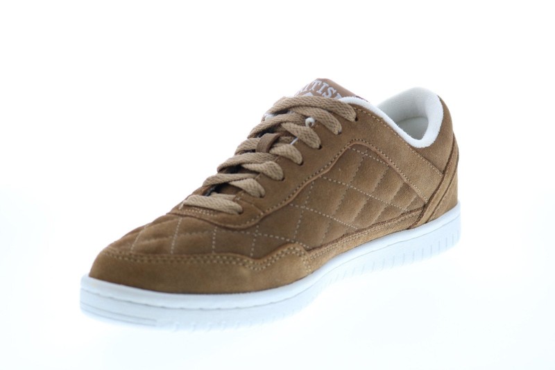 British Knights Quilts Bmquils-2584 Mens Brown Suede Lifestyle Sneakers Shoes (4)