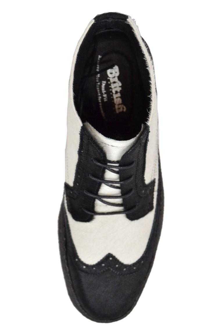 British Walkers Men's Pony & Baby Lama Black & White Skin (5)