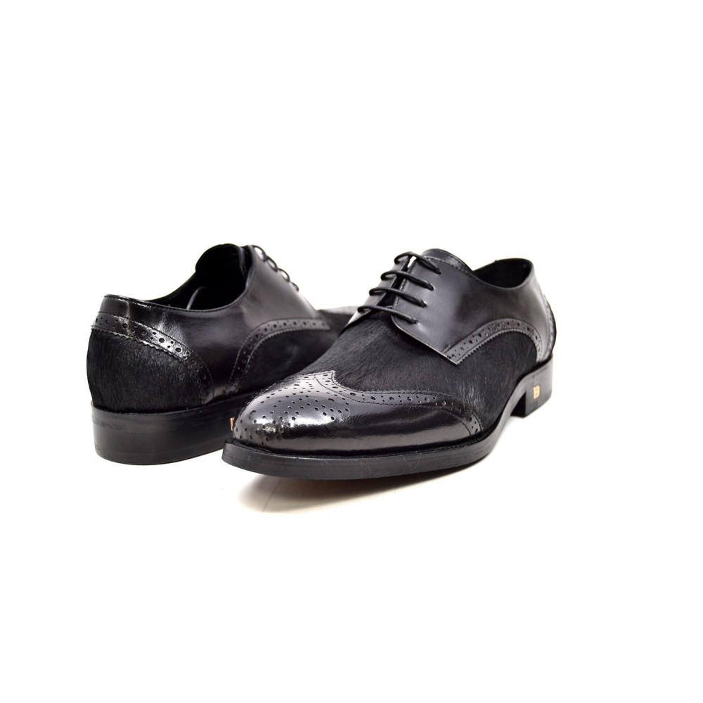 British Walkers Men's President Leather & Pony Skin