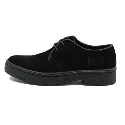 British Walkers Playboy Classic Low Cut Men's Black Suede Shoes (3)