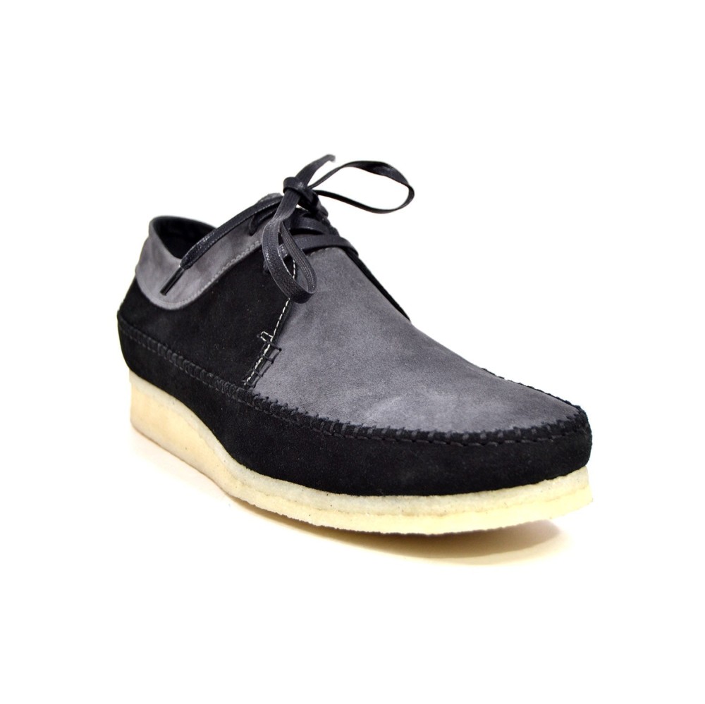 British Walkers Somerset Men's Leather And Suede Weaver Style Crepe Sole Shoes (3)