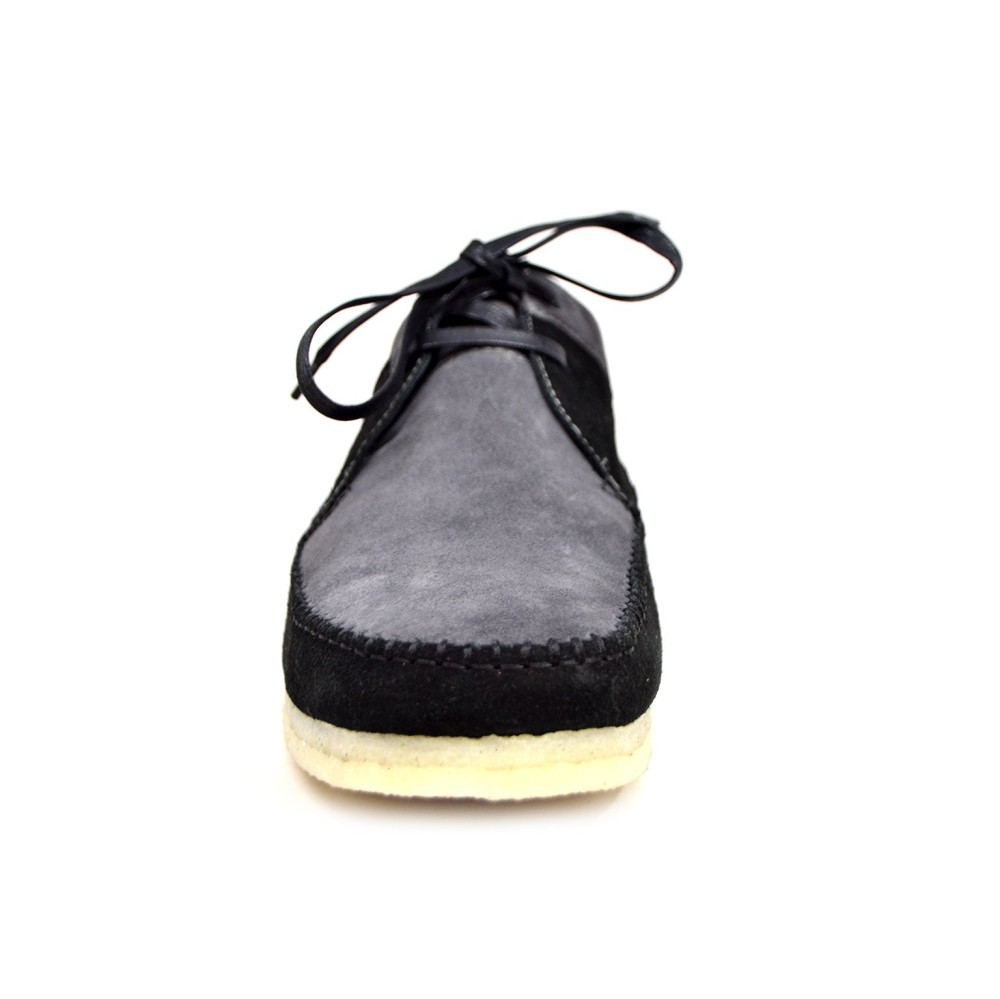 British Walkers Somerset Men's Leather And Suede Weaver Style Crepe Sole Shoes (4)