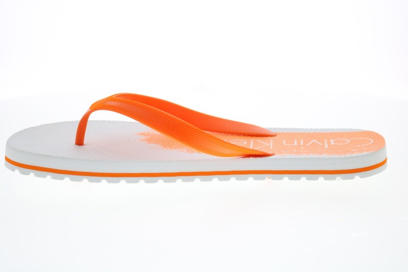 Calvin Klein Stewart Jelly 34s1582-wgf Mens Orange Synthetic Flip-flops Sandals Shoes (5)