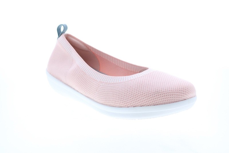 Clarks Ayla Paige 26141471 Womens Pink Canvas Slip On Ballet Flats Shoes