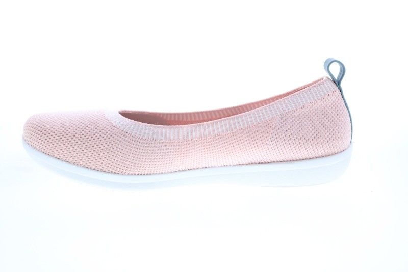 Clarks Ayla Paige 26141471 Womens Pink Canvas Slip On Ballet Flats Shoes (5)