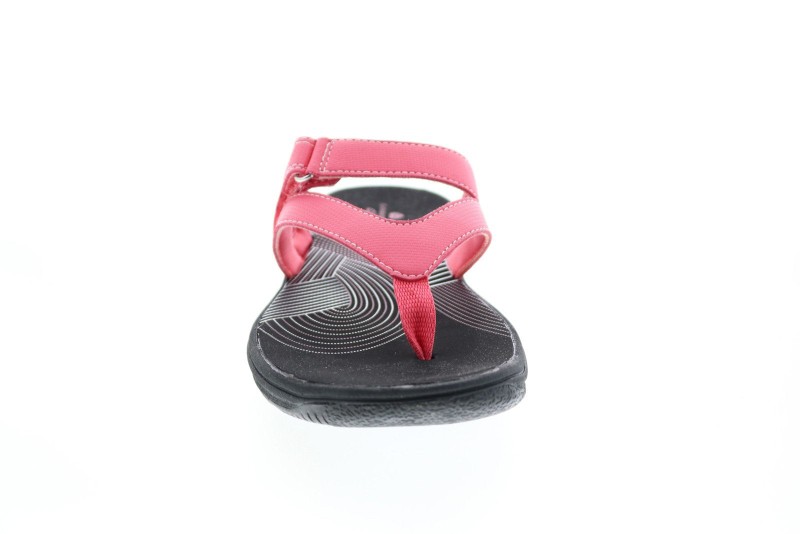Clarks Brinkley Marin 26150263 Womens Pink Flip-flops Sandals Shoes (3)