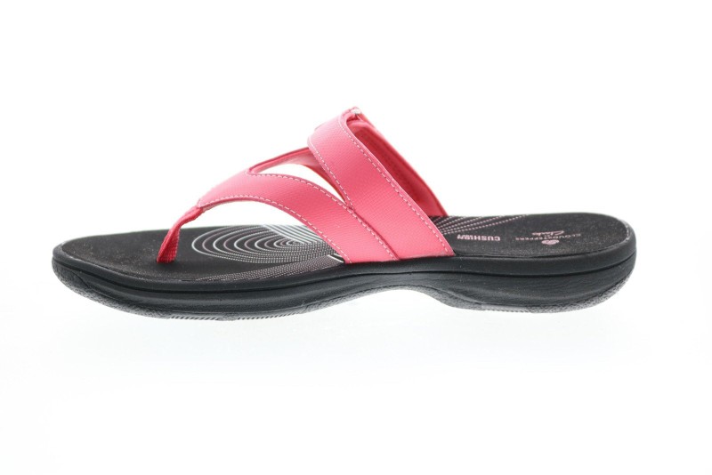 Clarks Brinkley Marin 26150263 Womens Pink Flip-flops Sandals Shoes (5)