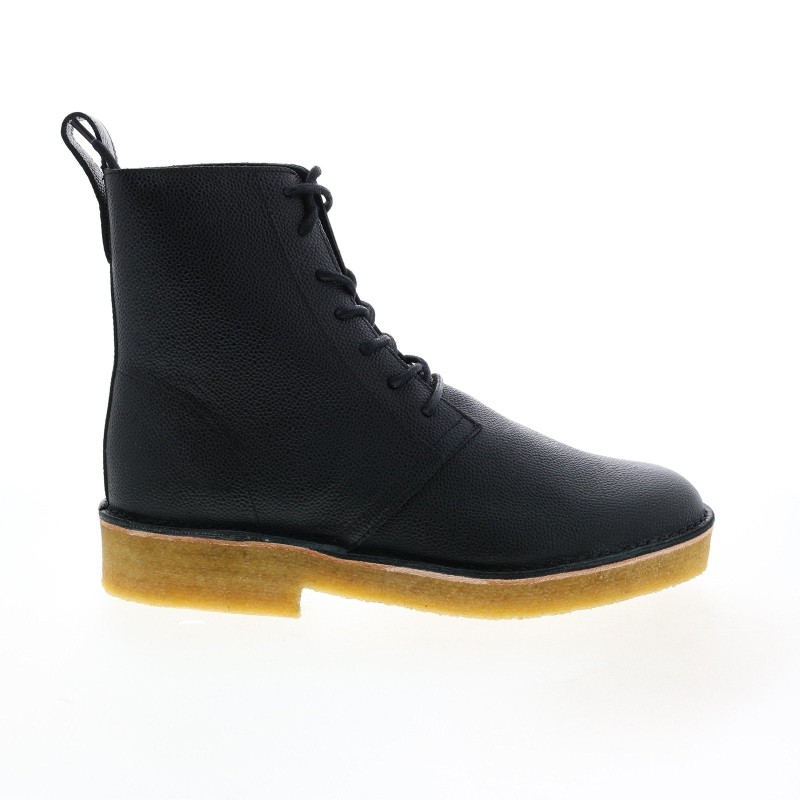 Clarks Desert Mali 2 26155678 Mens Black Leather Casual Dress Boots (2)