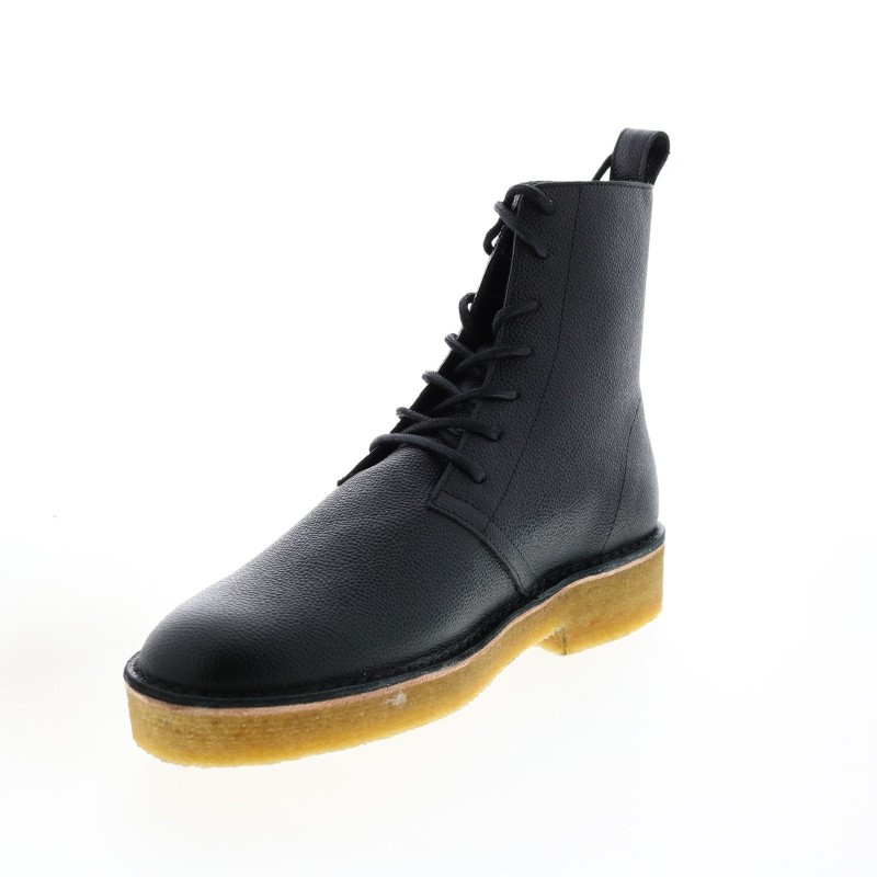 Clarks Desert Mali 2 26155678 Mens Black Leather Casual Dress Boots (4)