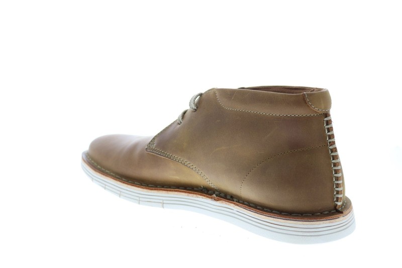 Clarks Forge Stride 26149658 Mens Brown Leather Mid Top Lace Up Chukkas Boots (2)