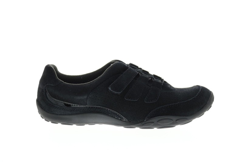 Clarks Haley Gem 26150115 Womens Black Suede Lifestyle Sneakers Shoes (2)