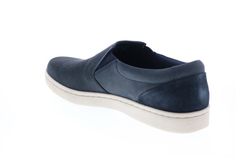 Clarks Kitna Free 26148112 Mens Blue Nubuck Slip On Lifestyle Sneakers Shoes (2)