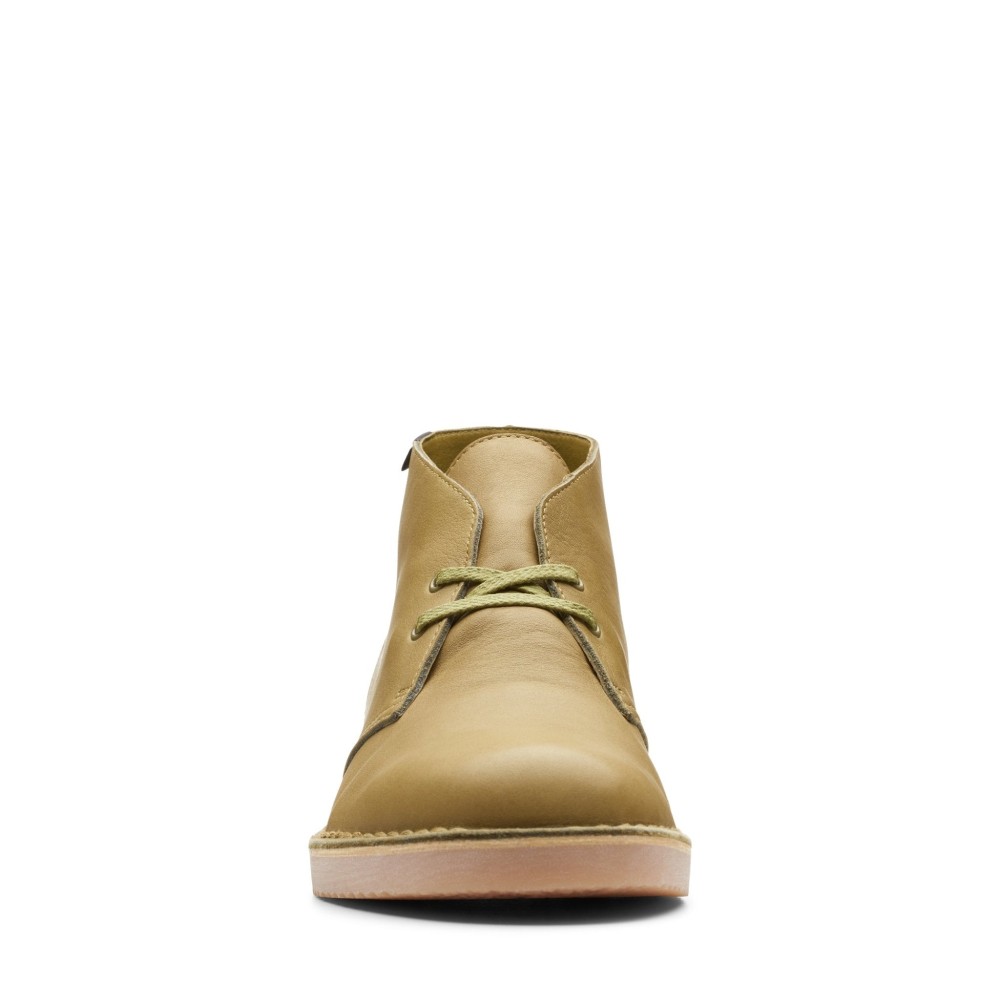 Clarks Originals Desert Boot Gtx Men's Khaki Green Leather 26144315 (3)