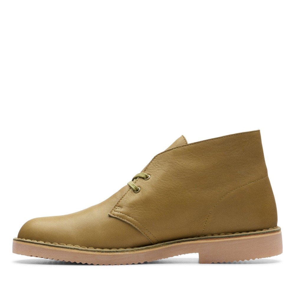 Clarks Originals Desert Boot Gtx Men's Khaki Green Leather 26144315 (5)