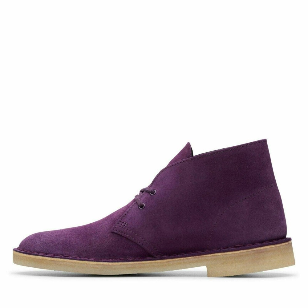 Clarks Originals Desert Boot Men's Purple Suede 26144167 (5)