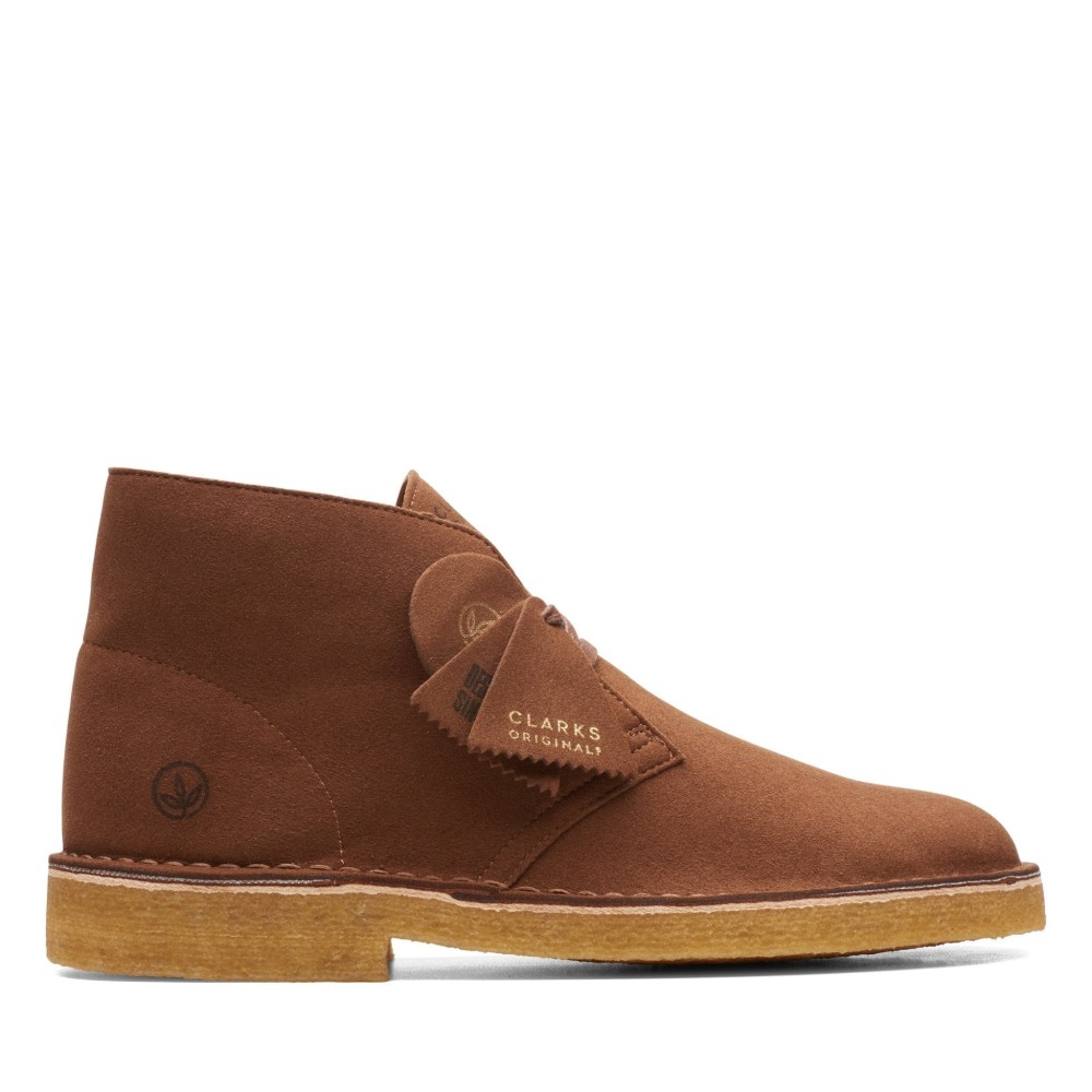 Clarks Originals Desert Boots Men's Brown Vegan Leather 26162423