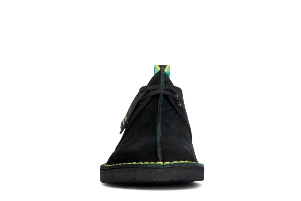 Clarks Originals Desert Trek Jamaica Men's Black Multi Suede 26156058 (3)