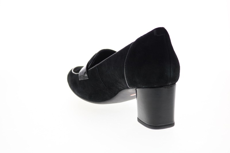 Clarks Un Cosmo Way 26144629 Womens Black Suede Slip On Pumps Heels Shoes (2)