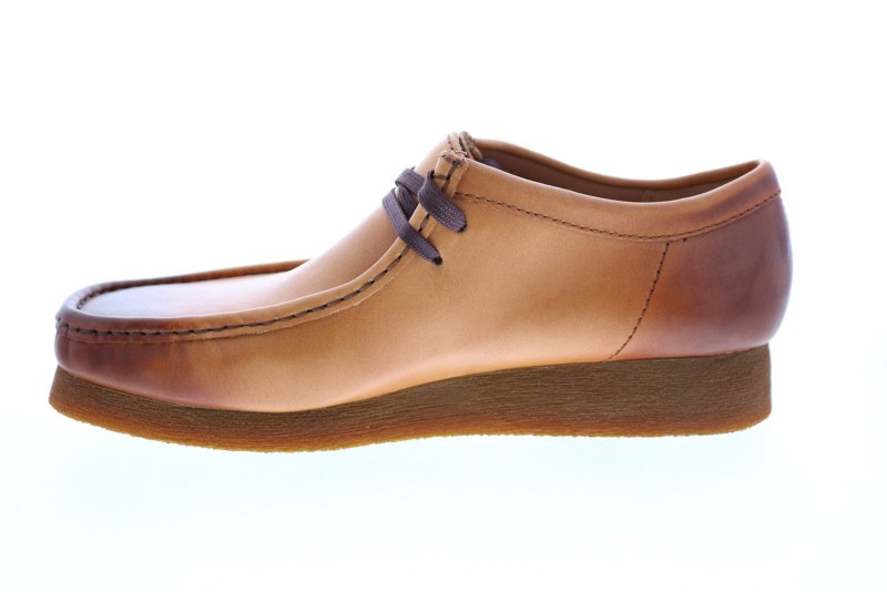 Clarks Wallabee 2 26158274 Mens Brown Leather Lace Up Chukkas Boots (5)