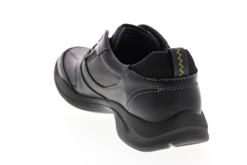 Clarks Wave Korey Fly 26110538 Womens Black Leather Lifestyle Sneakers Shoes (2)