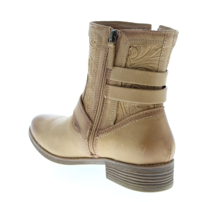 Comfortiva Torrance Ct0008300 Womens Brown Leather Zipper Western Boots (2)