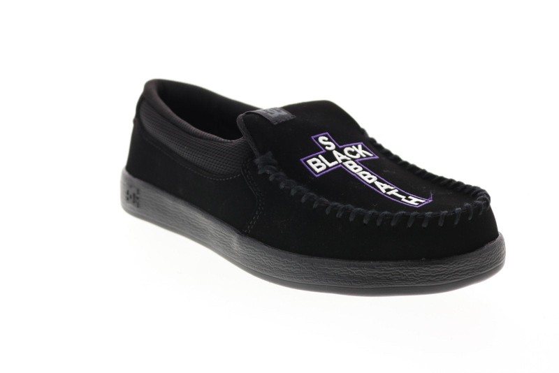 Dc Black Sabbath Villain 2 Mens Black Nubuck Collaboration Sneakers Shoes