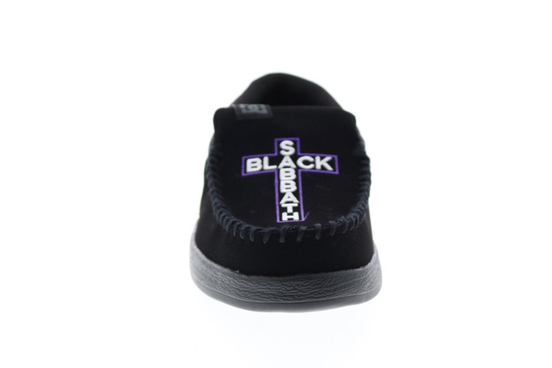 Dc Black Sabbath Villain 2 Mens Black Nubuck Collaboration Sneakers Shoes (3)