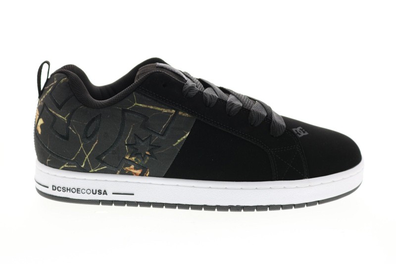 Dc Ct Graffik Sq Adys100442-bkn Mens Black Skate Inspired Sneakers Shoes (2)