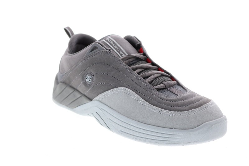 Dc Williams Slim S Adys100573-chr Mens Gray Skate Inspired Sneakers Shoes