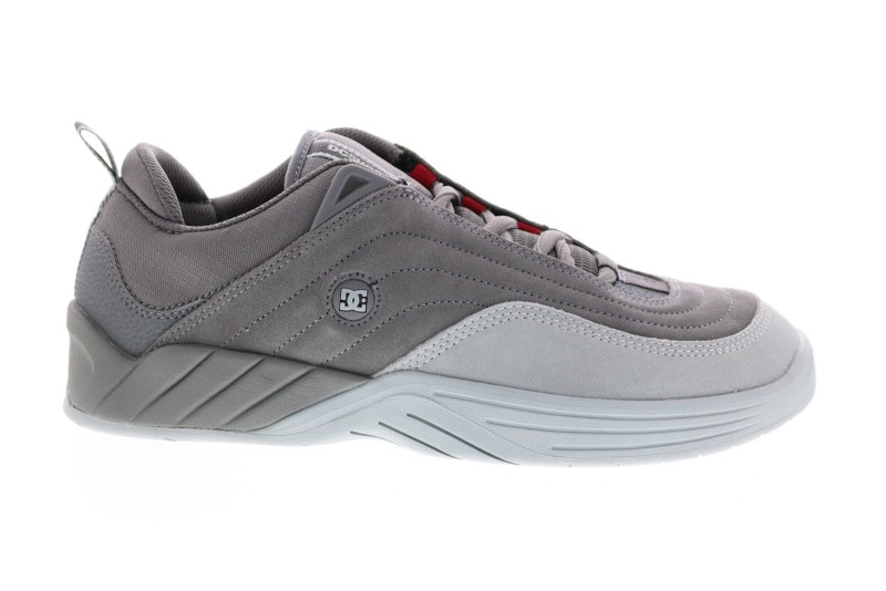 Dc Williams Slim S Adys100573-chr Mens Gray Skate Inspired Sneakers Shoes (2)