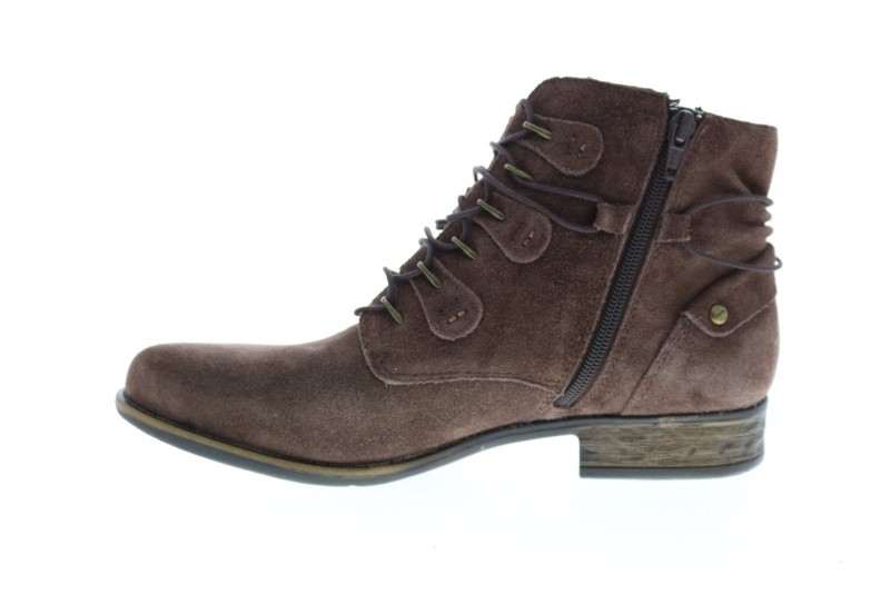 Earth Boone Womens Brown Suede Lace Up Ankle & Booties Boots (5)