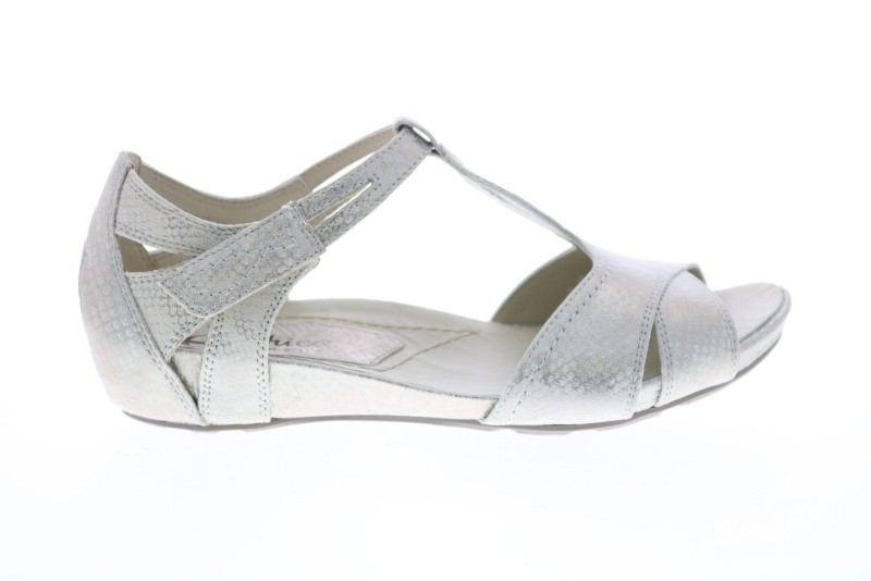 Earthies Ponza T-strap Ponza-wto Womens White Synthetic Strap Sandals Shoes (2)