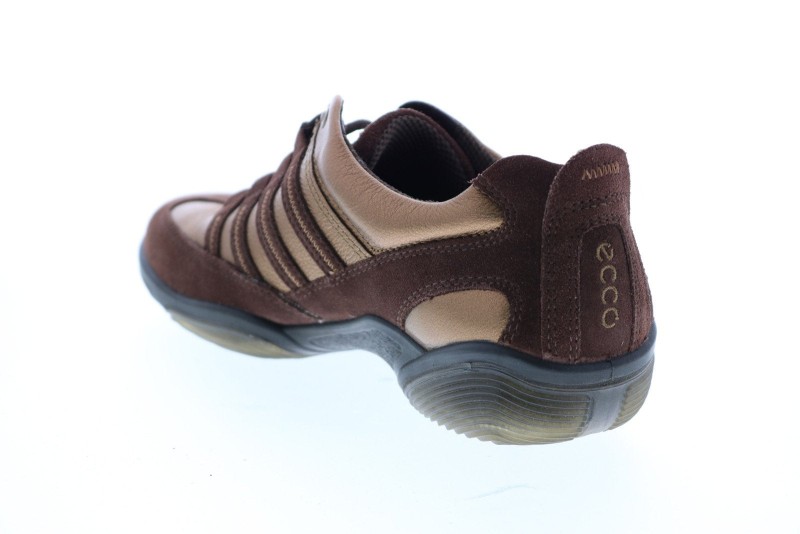 Ecco Ecco Match Tie 16763-54255 Womens Brown Leather Lifestyle Sneakers Shoes (2)
