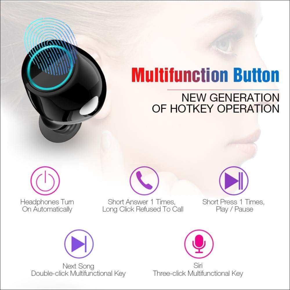 Ergonomic Stereo Wireless Earbuds (5)