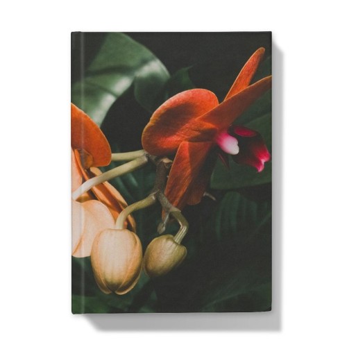 Floral Coral Hardback Journal