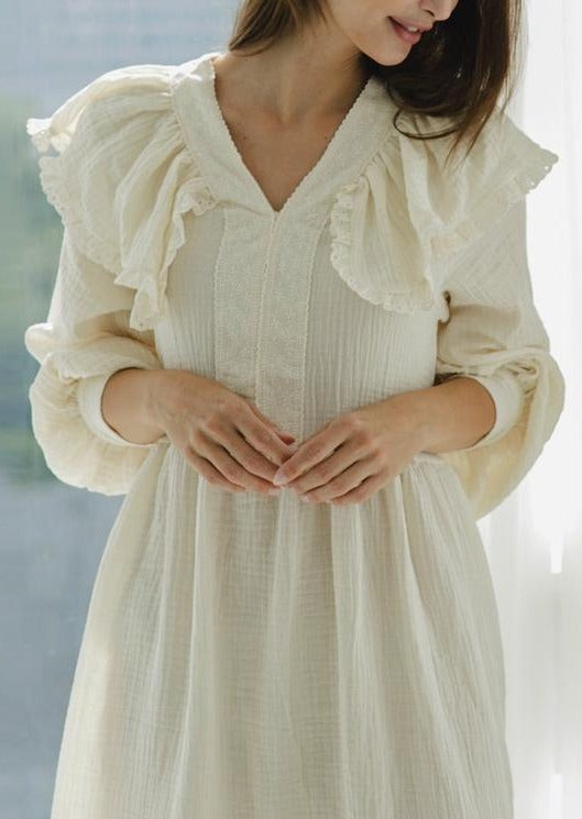 Gauze Lace Dress The Good Boutique