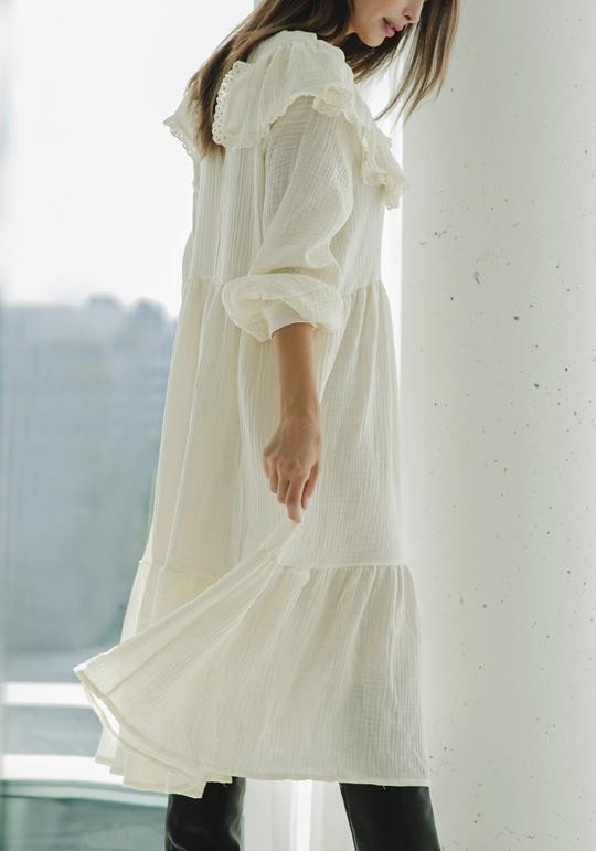 Gauze Lace Dress The Good Boutique