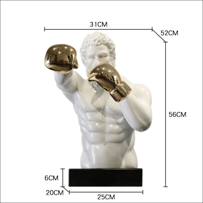 Golden Glove Boxer Sculpture (2)