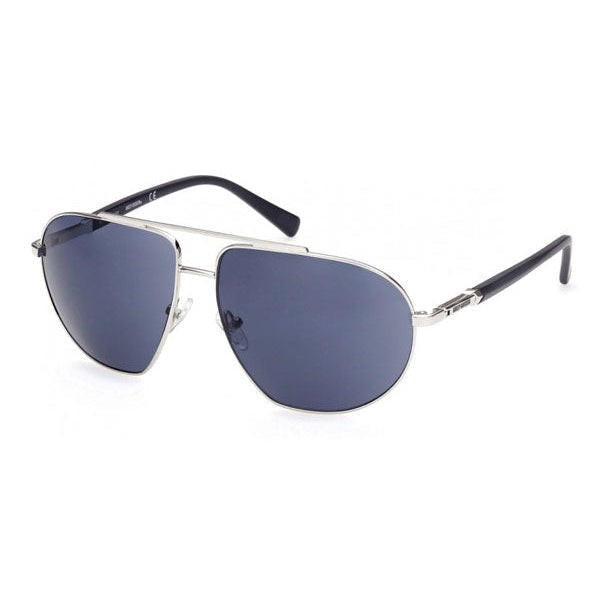 Harley Davidson Hd0950x Sunglasses Shiny Light Nickeltin / Blue