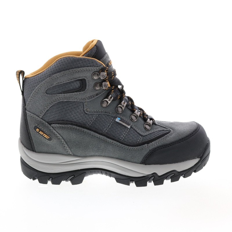 Hi-tec Skamania H-23173 Womens Gray Leather Lace Up Ankle Hiking Boots (2)
